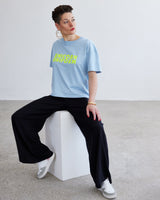 UNICORN UNIFORM // light blue / neon yellow