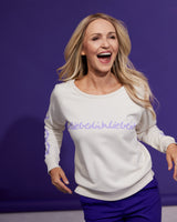THE LOVE JUMPER | CREAMY // LILAC
