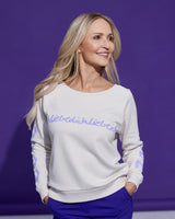 THE LOVE JUMPER | CREAMY // LILAC