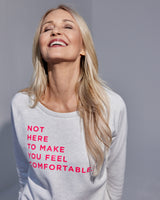 THE JUMPER - NHTMYFC // neon pink / light grey