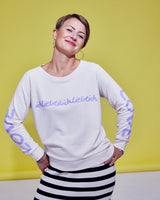 THE LOVE JUMPER | CREAMY // LILAC