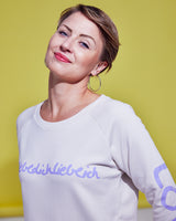 THE LOVE JUMPER | CREAMY // LILAC