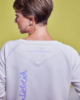 THE LOVE JUMPER | CREAMY // LILAC