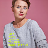 THE JUMPER - NHTMYFC // neon yellow / grey