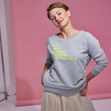 THE JUMPER - NHTMYFC // neon yellow / grey