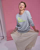 THE JUMPER - NHTMYFC // neon yellow / grey