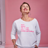 THE JUMPER - NHTMYFC // neon pink / light grey
