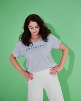 THE T | grey // grey | FRONT PRINT