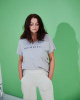 THE T | grey // grey | FRONT PRINT