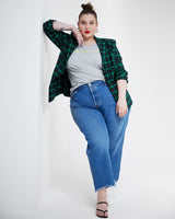 THE T | grey // neon yellow | FRONT PRINT