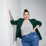 THE T | grey // neon yellow | FRONT PRINT