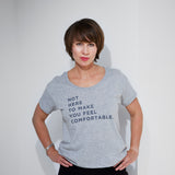 THE T | grey // grey | FRONT PRINT